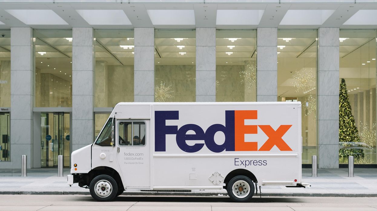A FedEx Express truck