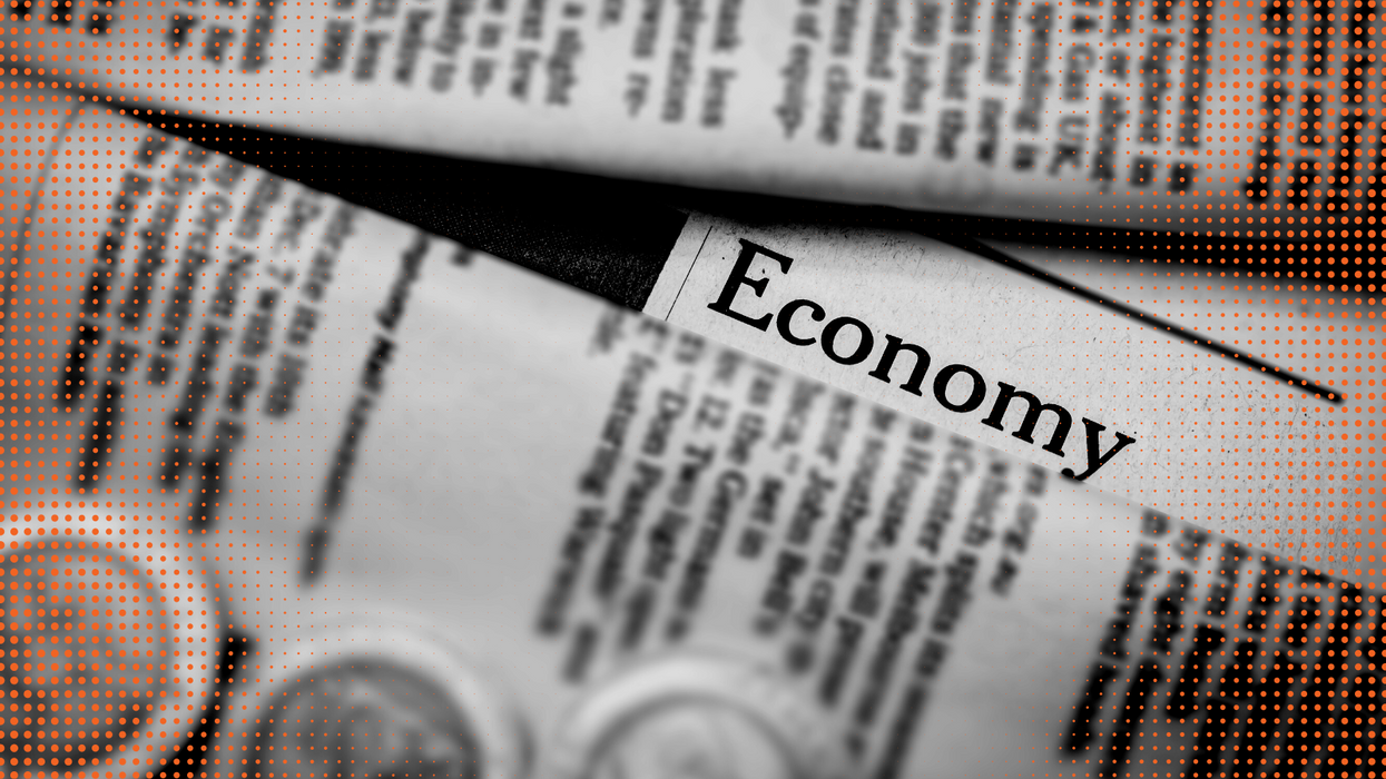 a paper that reads economy