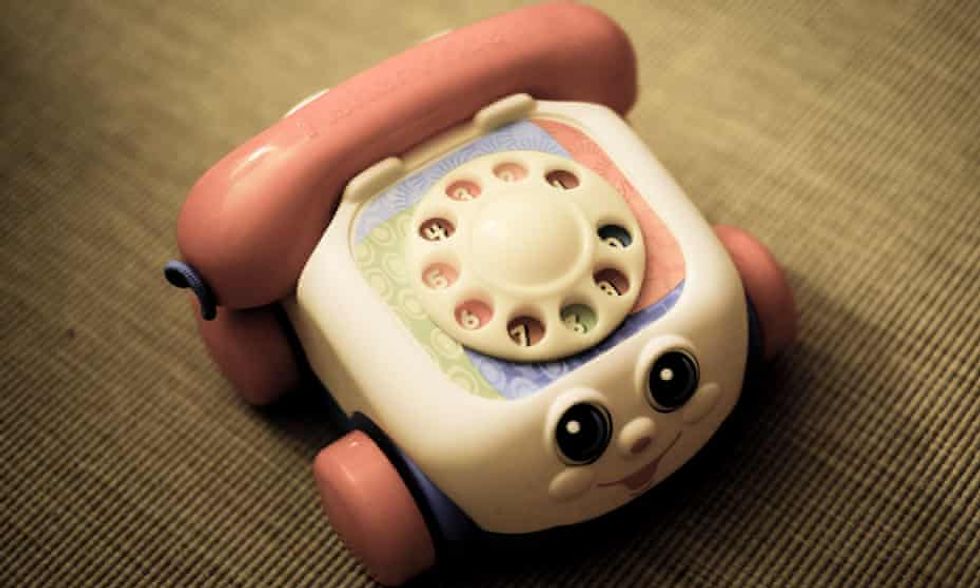 a Fisher Price rotary dial toy
