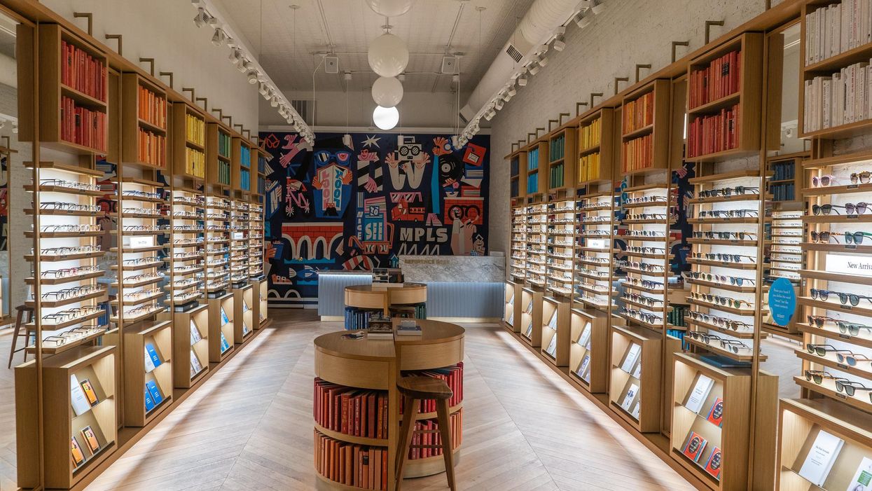 Inside a Warby Parker store